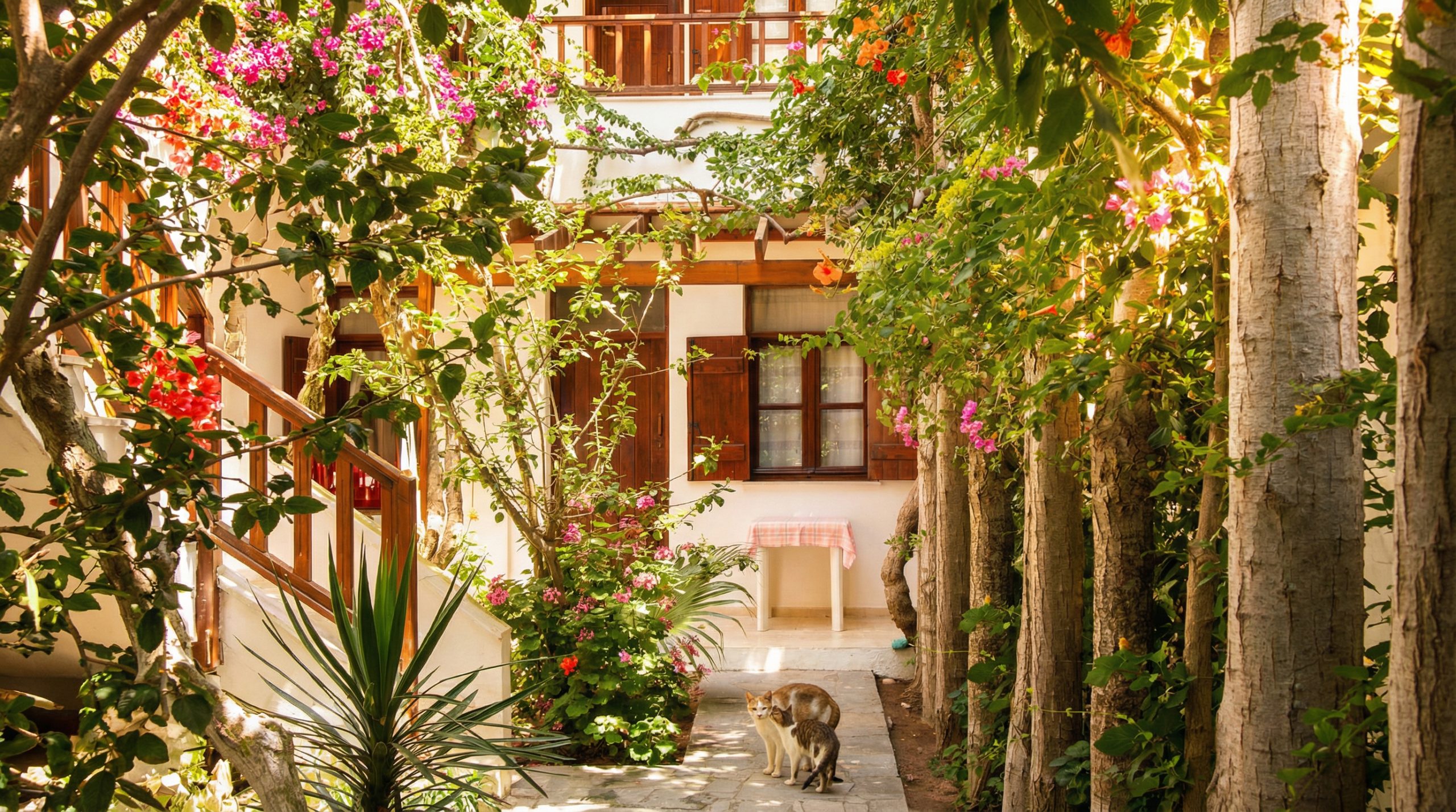 Villa Anna entrance, Paleochora